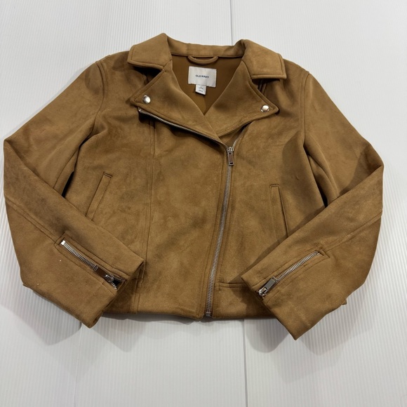 567. Women’s Old Navy Brown Jacket (M petite) - Picture 1 of 6